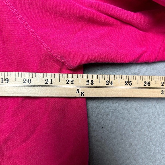 VTG Morning Sun Sweatshirt Women Extra Large Pink Collared Retro Ribbon Pullover - Picture 7 of 11